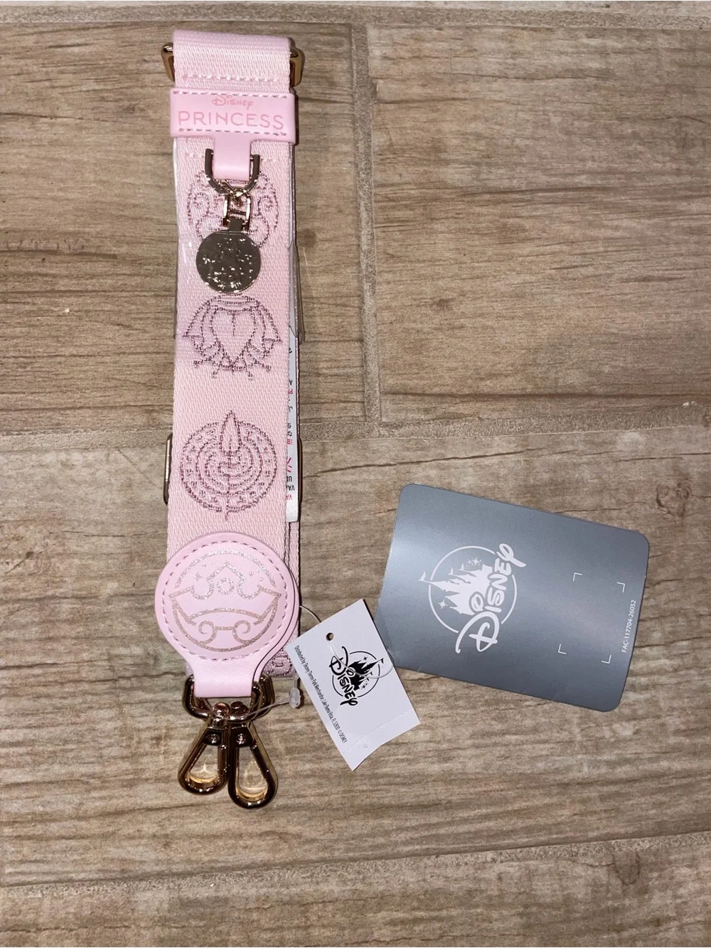 Disney parks make a bag Princess Strap with Gold Accents